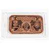 Image 1 : 1 OZ COPPER BAR IN CAPSULE