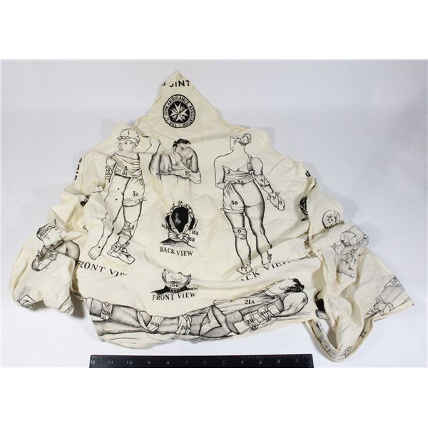 1940S VINTAGE ST. JOHN AMBULANCE BANDAGE