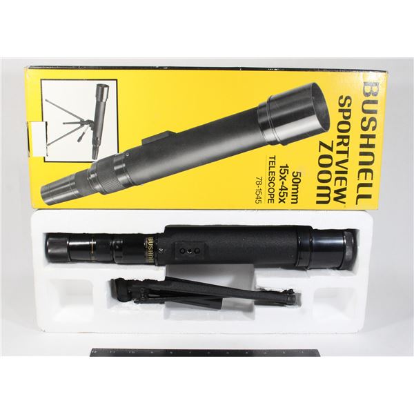 BUSHNELL SPORTVIEW 50MM ZOOM 15X45X TELESCOPE