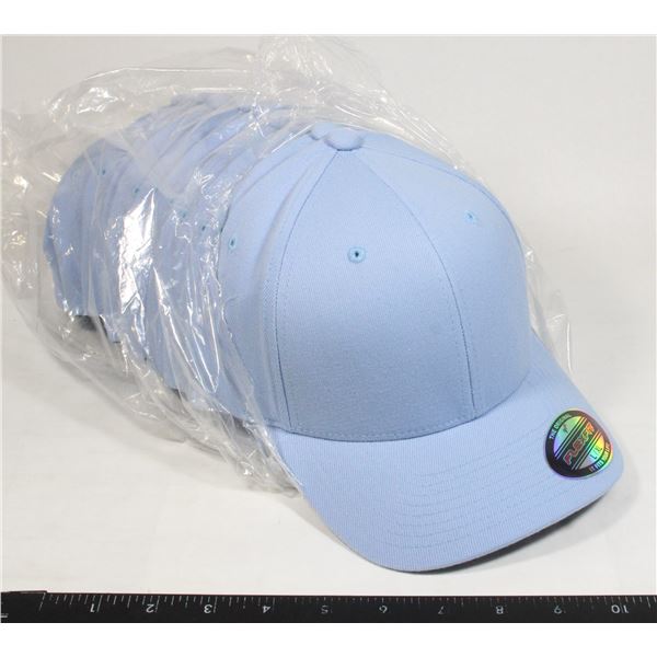 LOT OF BLUE BASEBALL CAPS NEW