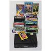 Image 1 : TOTE OF VHS TAPES WITH VCR