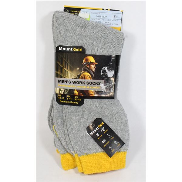 BRAND NEW MOUNT GOLD MENS SIZE 10-13 THERMAL WORK