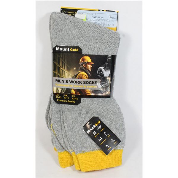 BRAND NEW MOUNT GOLD MENS SIZE 10-13 THERMAL WORK