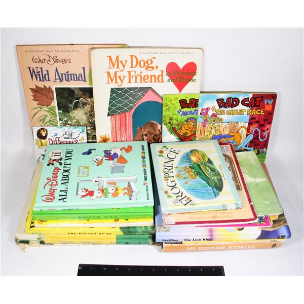 LARGE LOT OF MOSTLY VINTAGE BOOKS