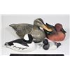 Image 1 : COLLECTION OF DUCK FIGURES, ONE HUNTING DECOY