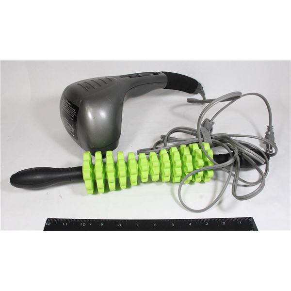 HOMEDICS HANDHELD CORDED MASSAGER / MASSAGE ROLLER