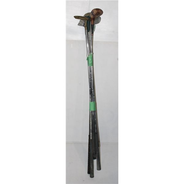 BUNDLE OF GOLF CLUBS - MOSTLY TOURNAMENT BRAND