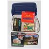 Image 1 : TOTE (WITH LID) OF BOARD GAMES AND PUZZLES.