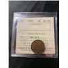 Image 1 : 1921 Canada One Cent Coin ICCS AU-50 Certified