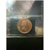 Image 2 : 1958 Canadian 1 Cent ICCS MS-64 Red Certified Coin