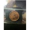 Image 3 : 1958 Canadian 1 Cent ICCS MS-64 Red Certified Coin
