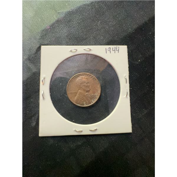 1944 Lincoln Wheat Penny United States One Cent Coin