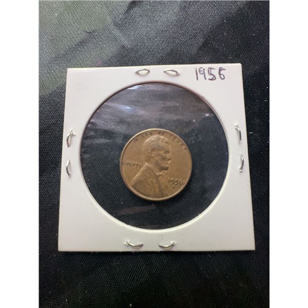 1956 Lincoln Wheat Penny One Cent Coin
