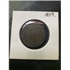 Image 1 : 1859 Canada One Cent Coin, Queen Victoria