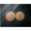 Image 2 : 1916 Canada King George V One Cent Coins, Pair