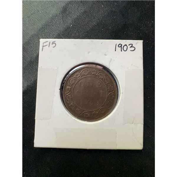 1903 Canada One Cent Coin - Edward VII