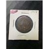 Image 1 : 1859 Province of Canada Large Cent Coin in Holder