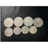 Image 1 : Mexican .720 Silver Coins, Visible Dates, 104g Total