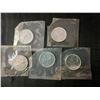 Image 1 : 5 Canadian 25-Cent Silver Quarters 1963-1967 60% Silver