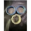 Image 3 : Three Rolls of Canadian Nickels: 2x 2005 Victory, 1x 1966