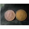 Image 2 : 1950 Australian One Penny Coins Featuring Kangaroo Design