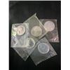 Image 3 : 9 Canadian 80% Silver Dimes, Mixed Dates, 20.97g