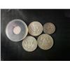 Image 2 : U.S. 90% Silver Coins, 45.5g, Mixed Years, Half Dollars & Dime