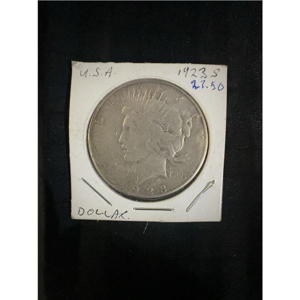 1923-S U.S. Peace Dollar, 90% Silver, 27g