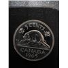 Image 2 : Lot: 2 Rolls Assorted Canadian Nickels, 1 Roll 1950 Nickels, 344g