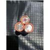 Image 2 : Three Rolls of Canadian 25 Cents 'Lest We Forget' Poppy Coins, 539g Total