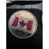 Image 2 : Canadian Coloured Circulation Coins Lot, Loonie, Toonie, Quarter