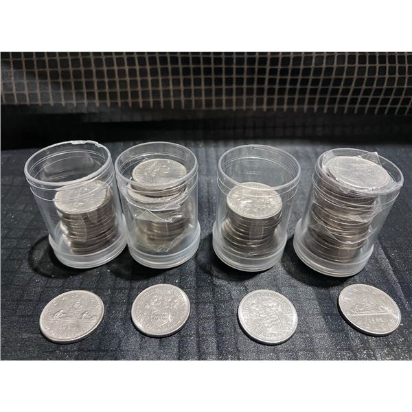 Canadian Silver Dollar Coin Collection, 1239g Total Weight