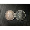 Image 2 : .800 Silver Canadian Dollar Coins, 1949 and 1960, 46g