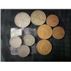 Image 1 : Mexican Coins Including 1940s 10 Centavos And 1950-60s