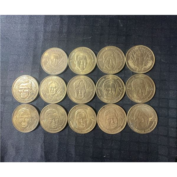 Pinnacle Mint Collection Hockey Coin Set (14 Coins)