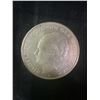 Image 2 : 1932 Netherlands 2½ Gulden .720 Silver Coin, Deep Hair Variety, 26g
