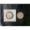 Image 2 : Netherlands 1 Guilder .720 Silver Coins, 1957 and 1938, 16.5g