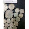 Image 3 : British .500 Silver Coins, 1920-1945, 3 Pence to Half Crown, 159g