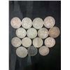 Image 4 : Pre-1919 British .925 Silver 3 Pence, 6 Pence, and One Shilling Coins, 38g