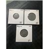 Image 1 : Belgium 5, 10, and 25 Centimes Coins 1915-1916 Lot of 3