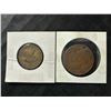 Image 2 : Greece 10 Lepta Coins, 1900 (4g) & 1869 (10g)