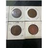 Image 4 : 10-Coin Lot: British Pennies, Half Penny, Canadian Pennies, 1872 Straits Settlements