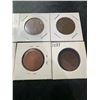 Image 5 : 10-Coin Lot: British Pennies, Half Penny, Canadian Pennies, 1872 Straits Settlements
