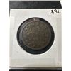 Image 8 : 10-Coin Lot: British Pennies, Half Penny, Canadian Pennies, 1872 Straits Settlements