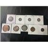 Image 1 : World Coin Lot: Caribbean, France, UK, Ger, 8 Coins (1795–1973)
