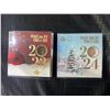 Image 1 : 2023 and 2024 Royal Canadian Mint Holiday Coin Gift Sets
