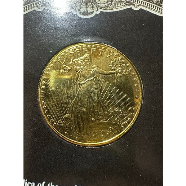 First Commemorative Mint 1933 Saint-Gaudens $20 Replica