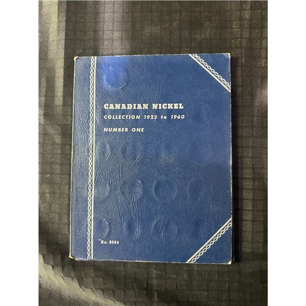 Canadian Nickel Collection 1922–1960 in Whitman Folder No. 9064