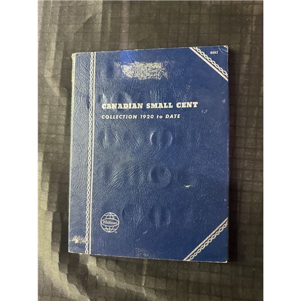 Canadian Small Cent Collection 1920 to Date in Whitman Album