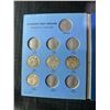 Image 2 : Canadian Half Dollar Collection 1937-1960 Whitman Folder with Coins